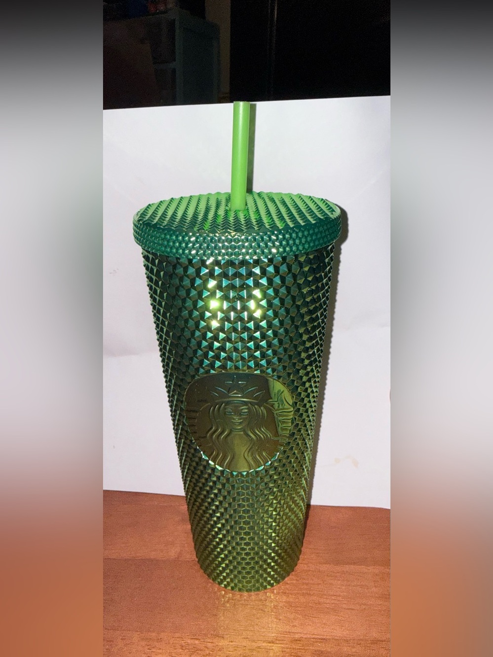 Green Starbucks cup